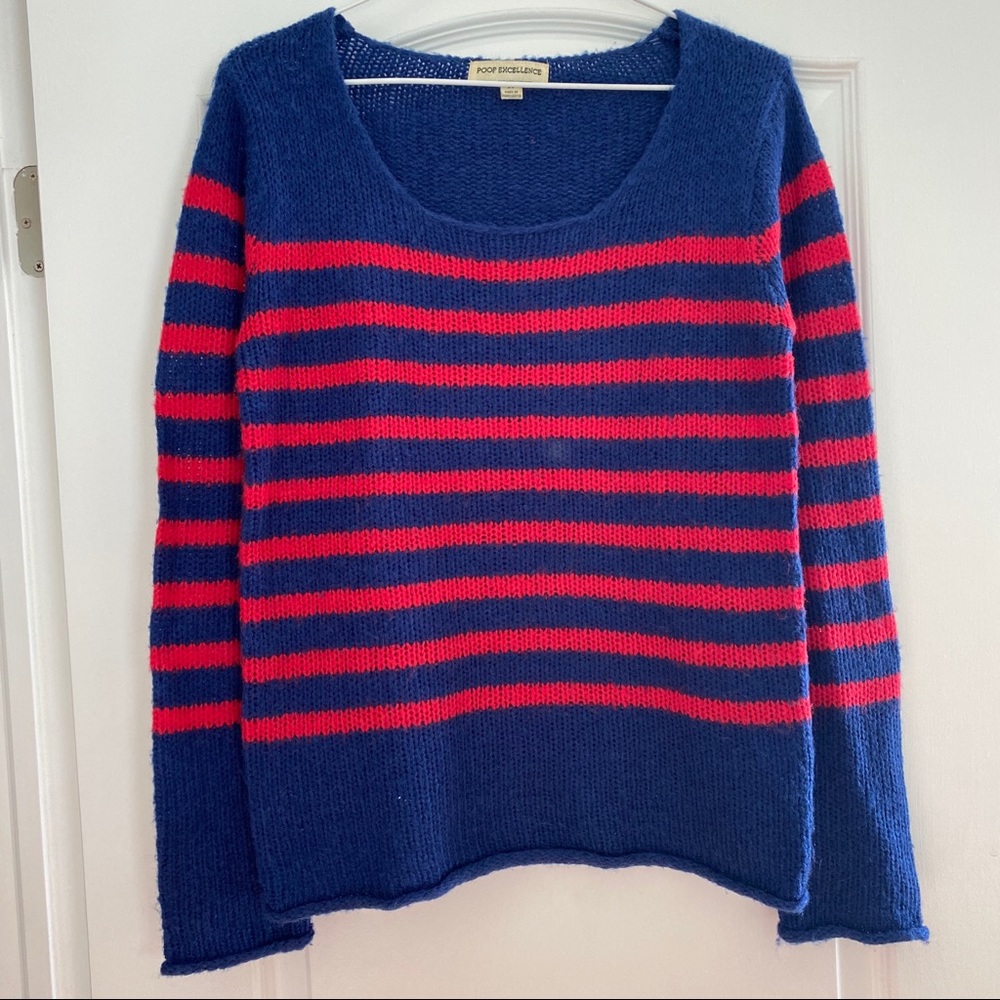 Poor Excellence striped sweater